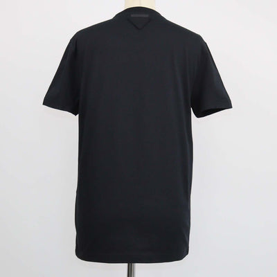 Prada Black Cotton Jersey Crew Neck T-Shirt