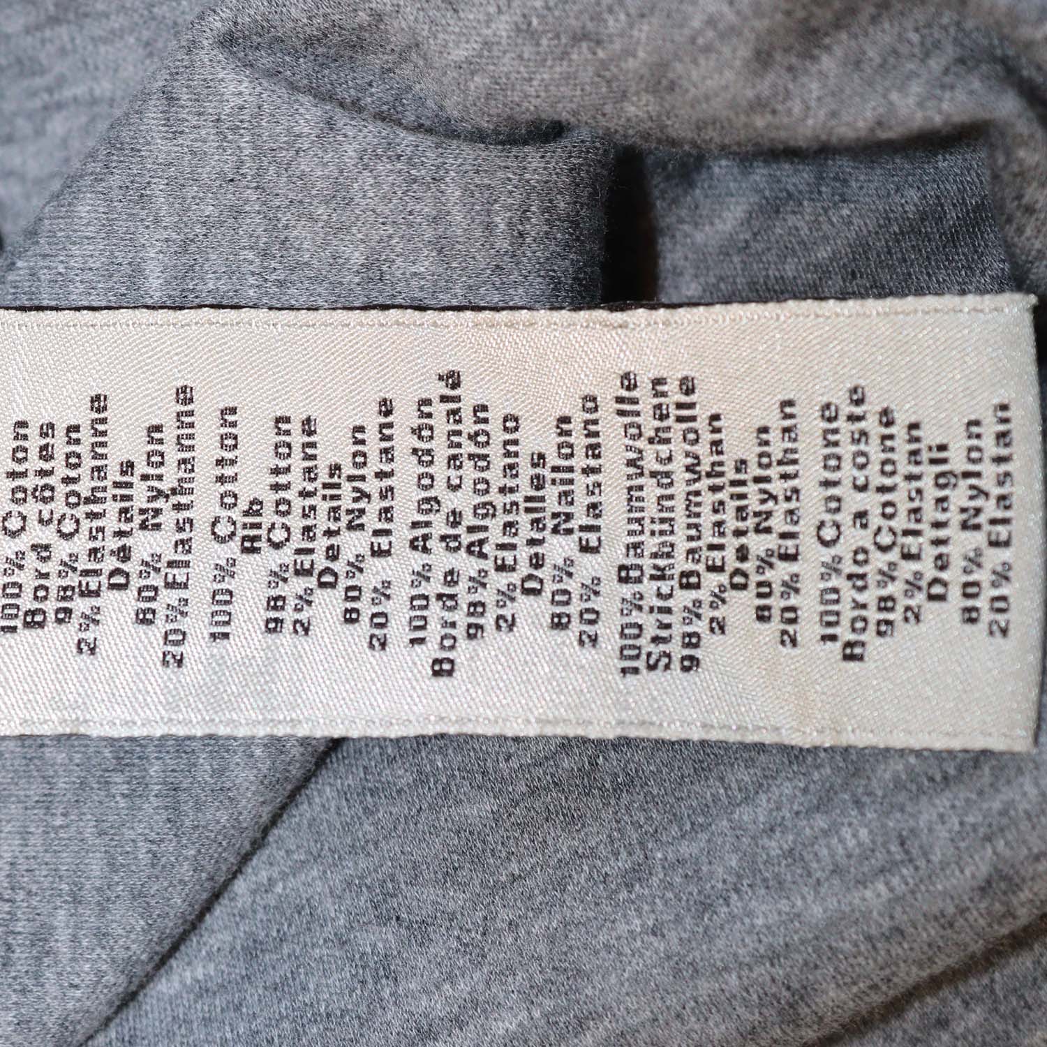 Hermes Gris Cotton Harnais en Gouache 3D T-Shirt