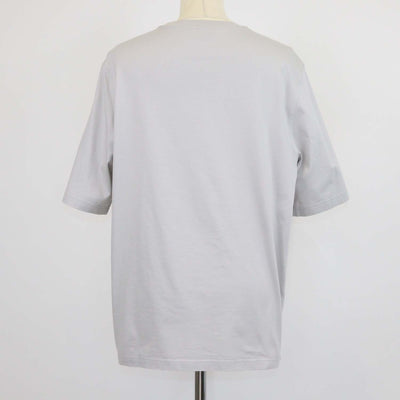 Hermes Light Grey Cotton Etrier en Fragments T-Shirt