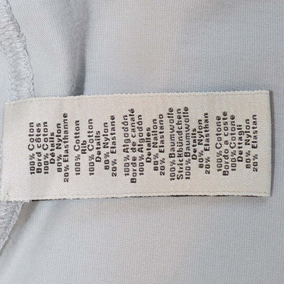 Hermes Light Grey Cotton Etrier en Fragments T-Shirt
