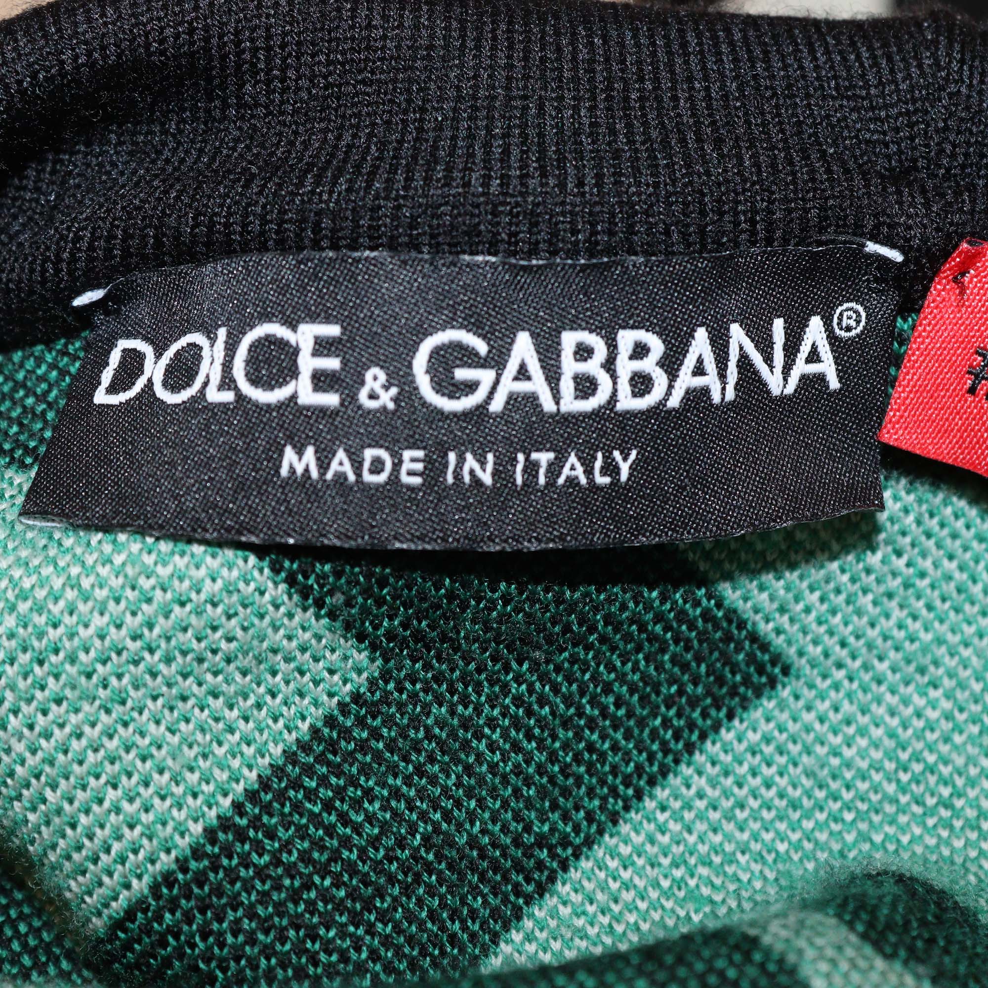Dolce & Gabbana Multicolor Wool DG Mania Print Hooded Jacket & Jogger Set