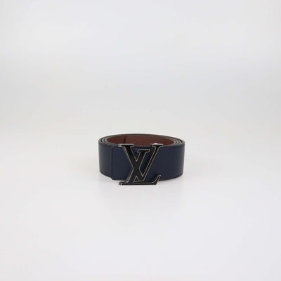 Louis Vuitton Black/Brown Leather Reversible 40mm Tilt Belt