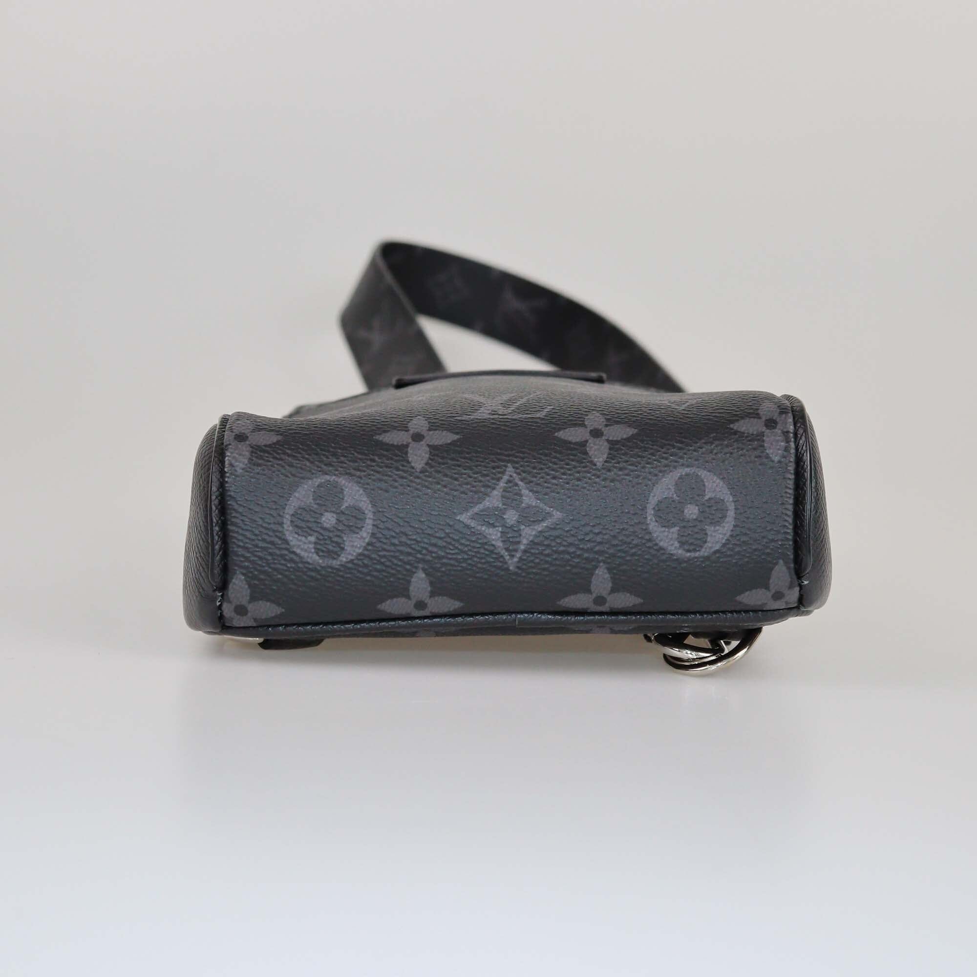 Louis Vuitton Black Monogram Eclipse Outdoor Sling Bag Mens Louis Vuitton 