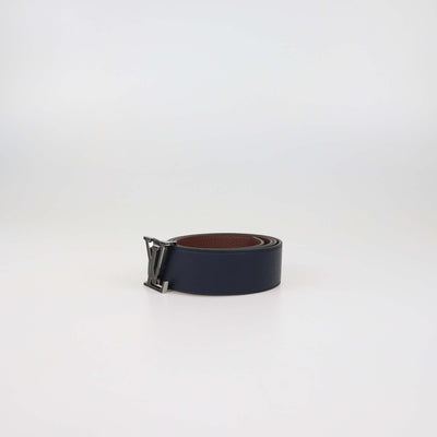 Louis Vuitton Black/Brown Leather Reversible 40mm Tilt Belt