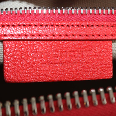 Givenchy Red Leather Medium Antigona Satchel Bag