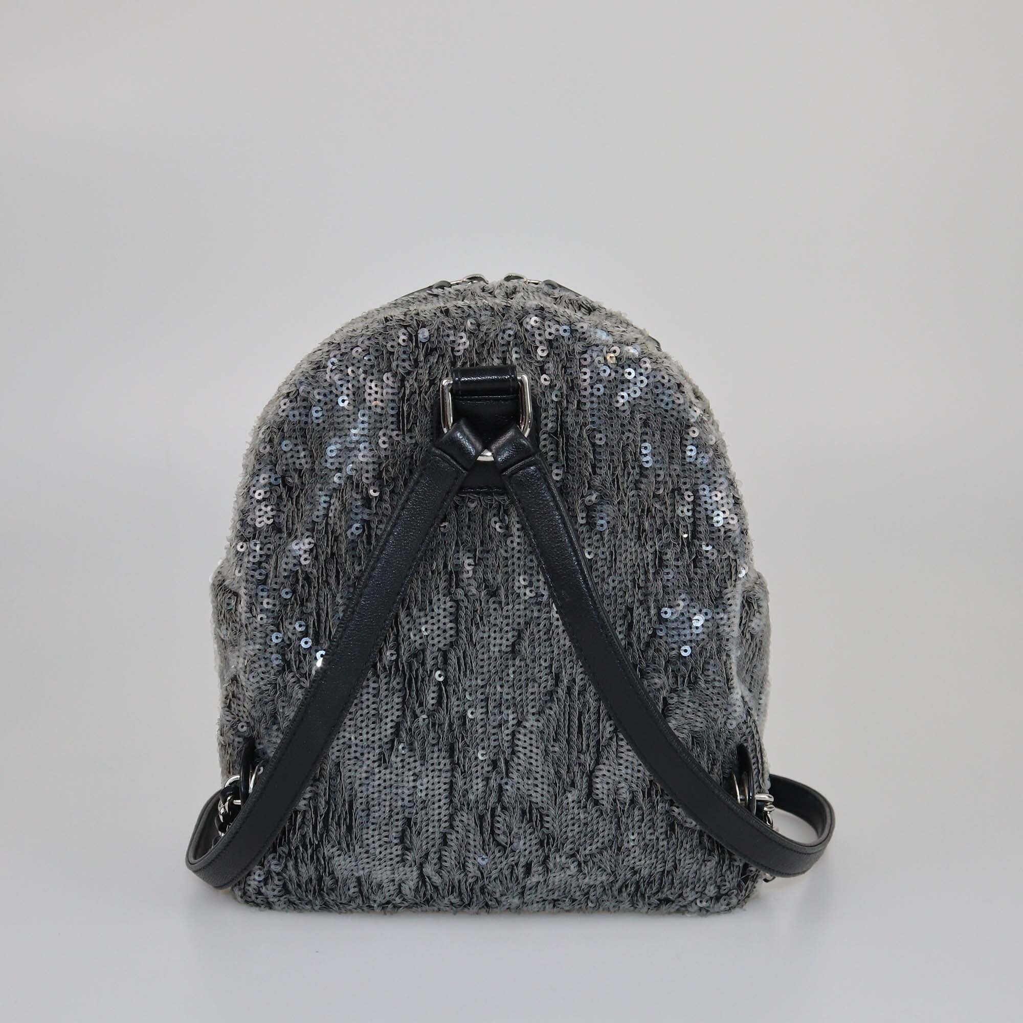 Chanel Gray Mini Waterfall Backpack Womens Chanel 