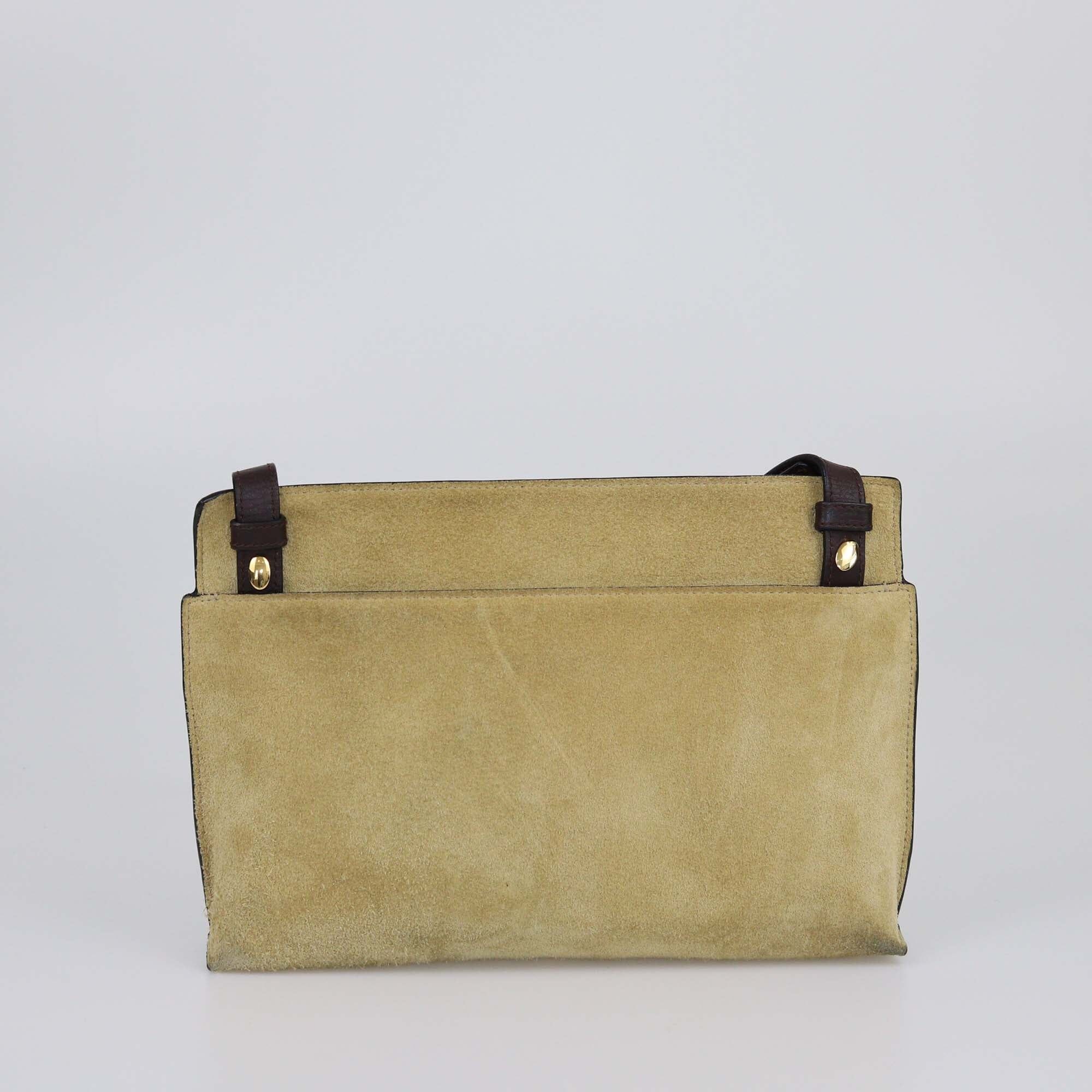 Loewe Beige Anagram Pouch Shoulder Bag Womens Loewe 