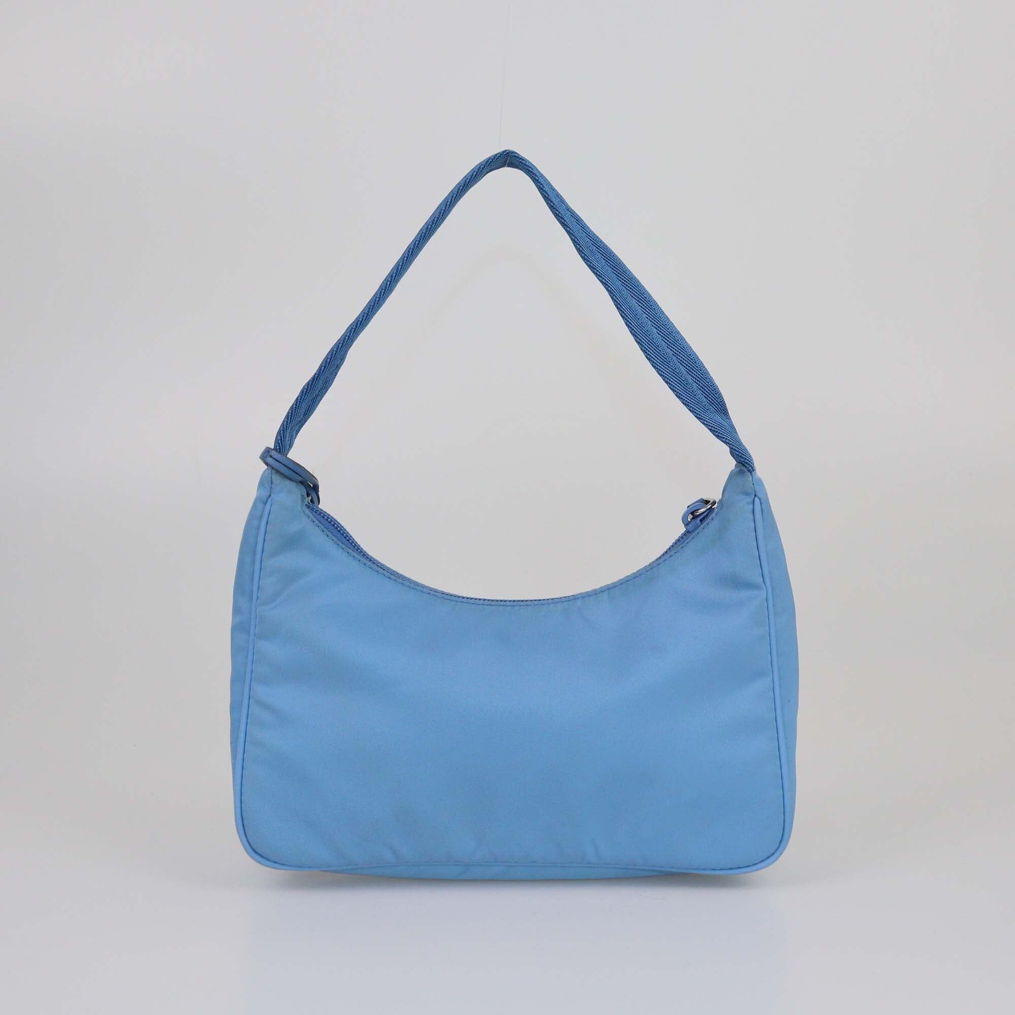 Prada Light Blue Re-Edition 2000 Baguette Bag Womens Prada 