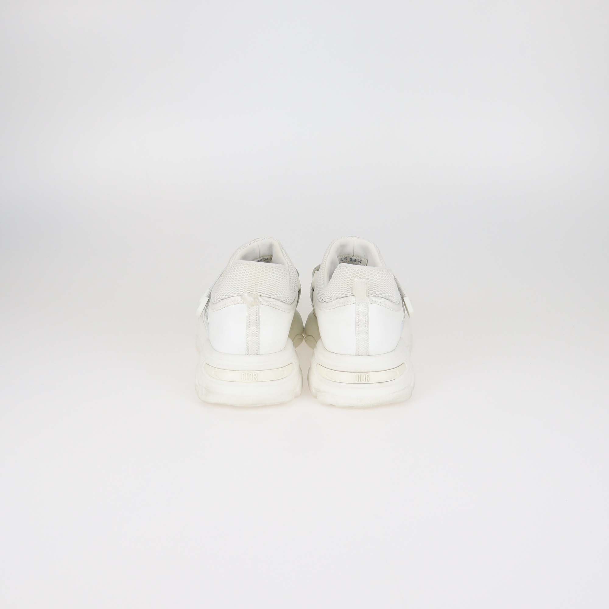 Christian Dior White Neoprene and Leather D-Wander Sneakers