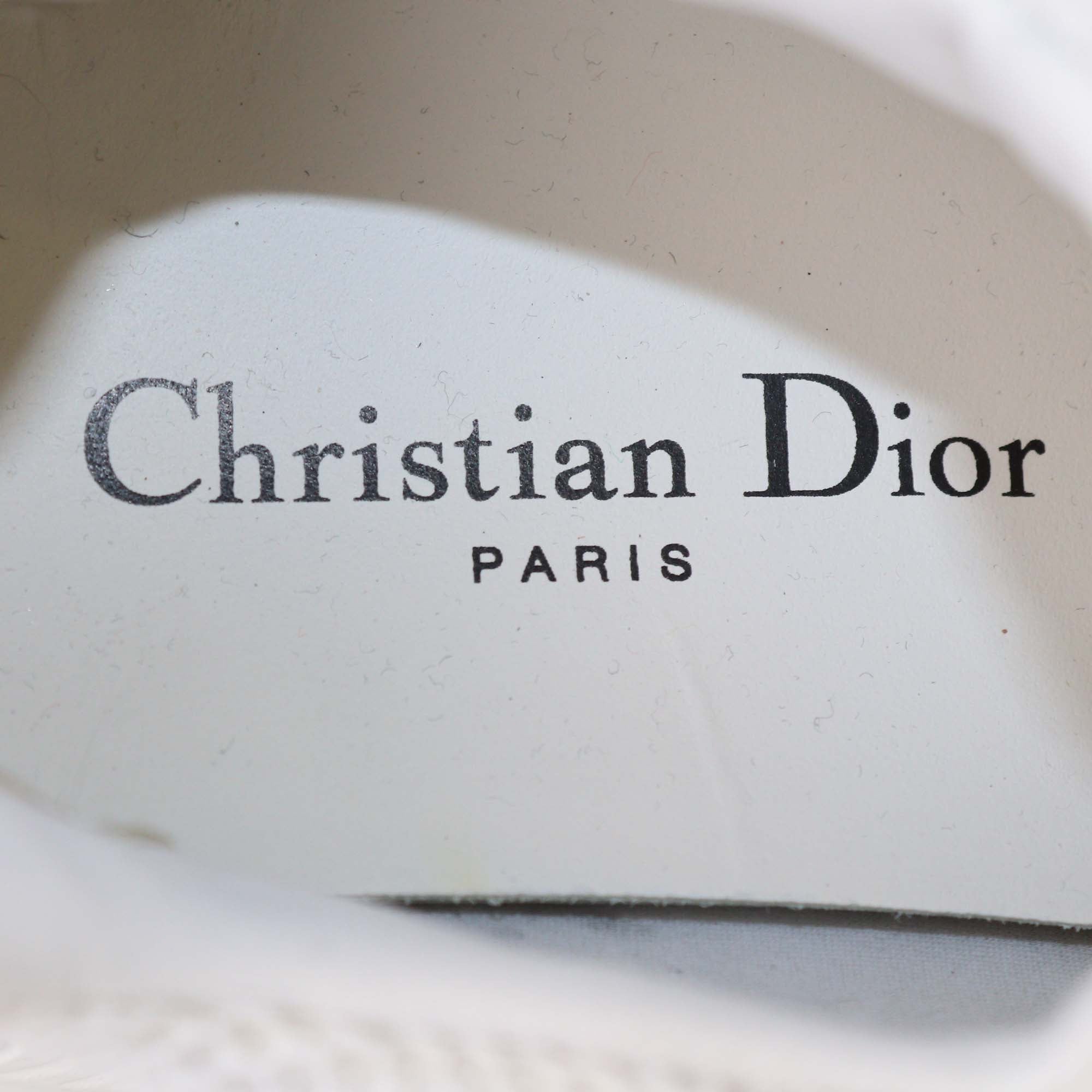 Christian Dior White Neoprene and Leather D-Wander Sneakers