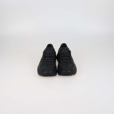 Bottega Veneta Black Leather Speedster Sneakers