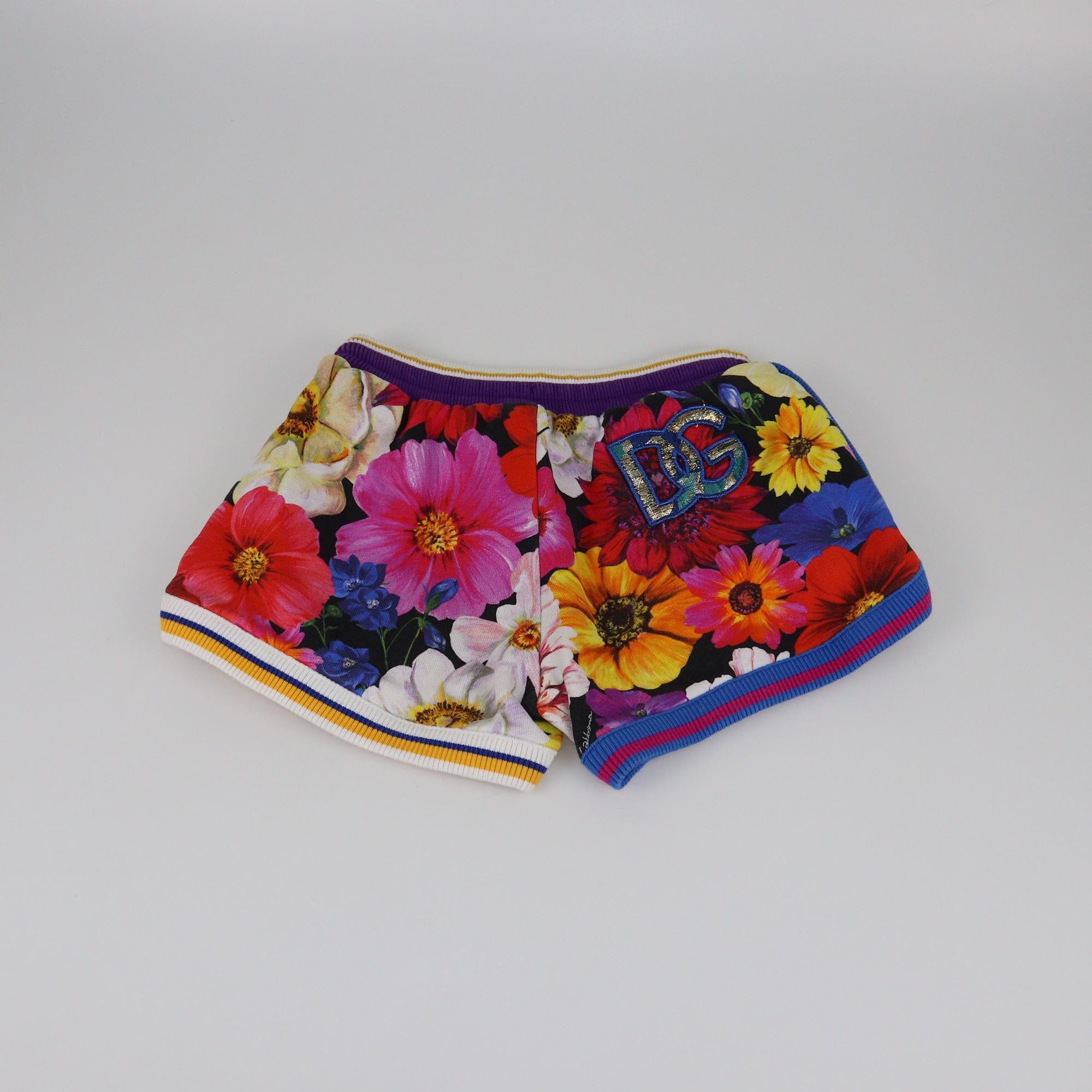 Dolce & Gabbana Kids Multicolor DG Floral Print Shorts Kids Dolce & Gabbana Kids 