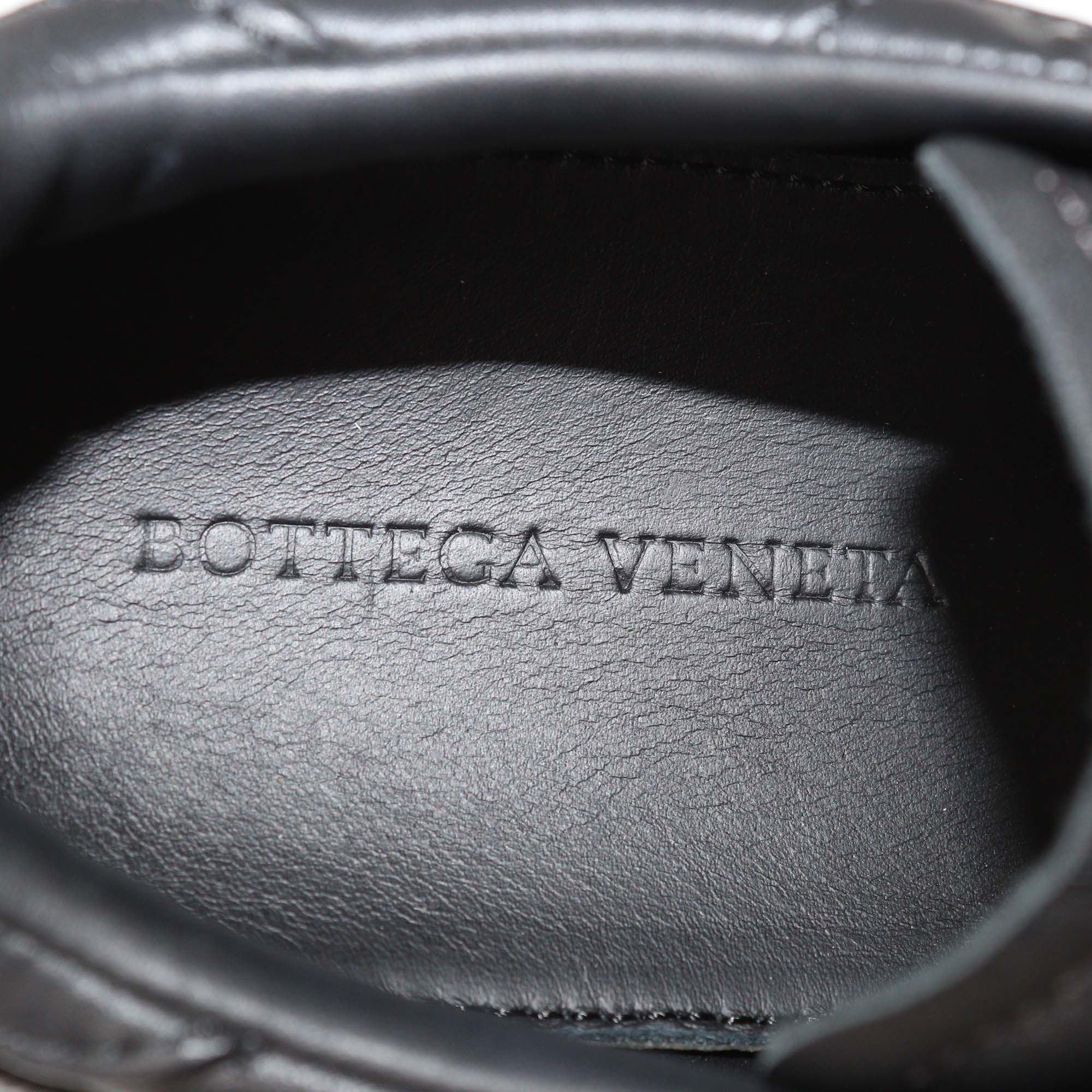 Bottega Veneta Black Leather Speedster Sneakers