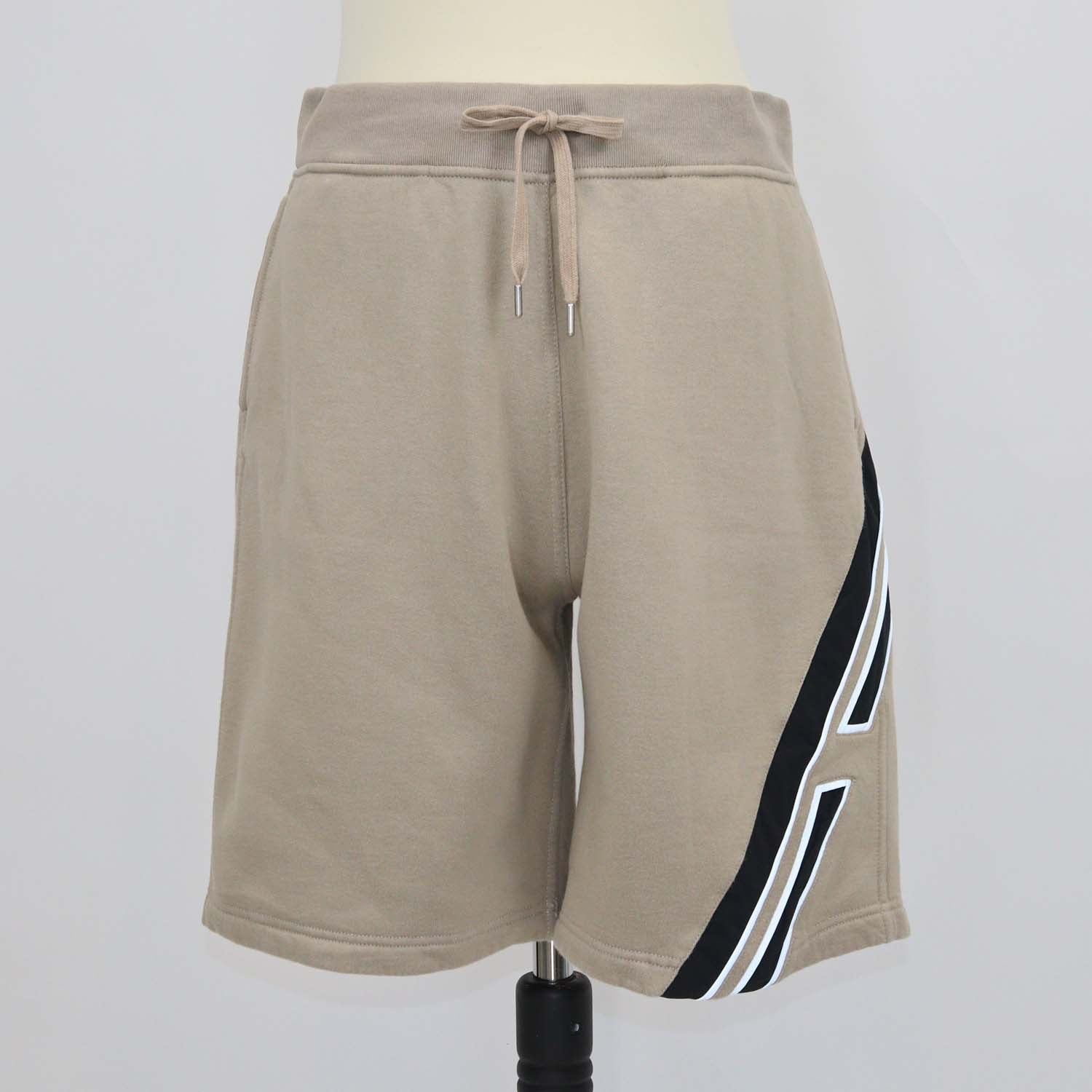 Hermes Beige Cotton Run H Drawstring Short