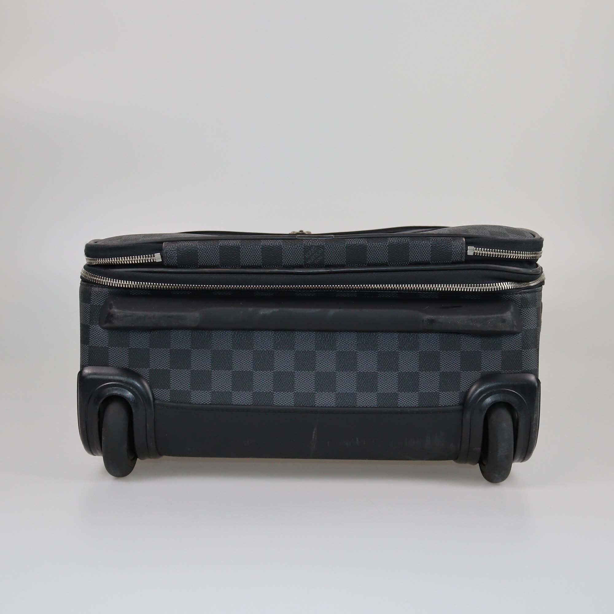 Louis Vuitton Damier Graphite Canvas Pegase Legere 55 Suitcase Womens Louis Vuitton 