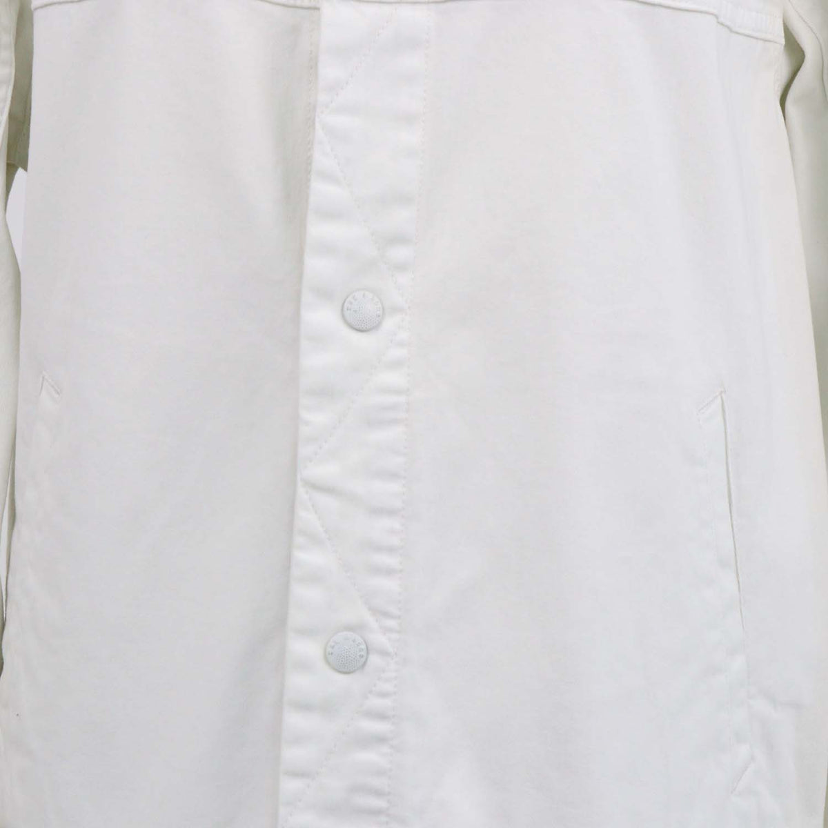 Rag & Bone Off White Cotton Trucker Jacket