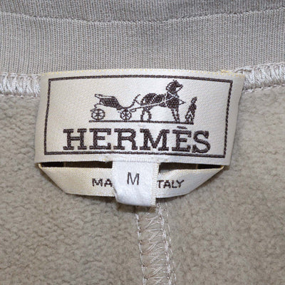 Hermes Beige Cotton Run H Drawstring Short
