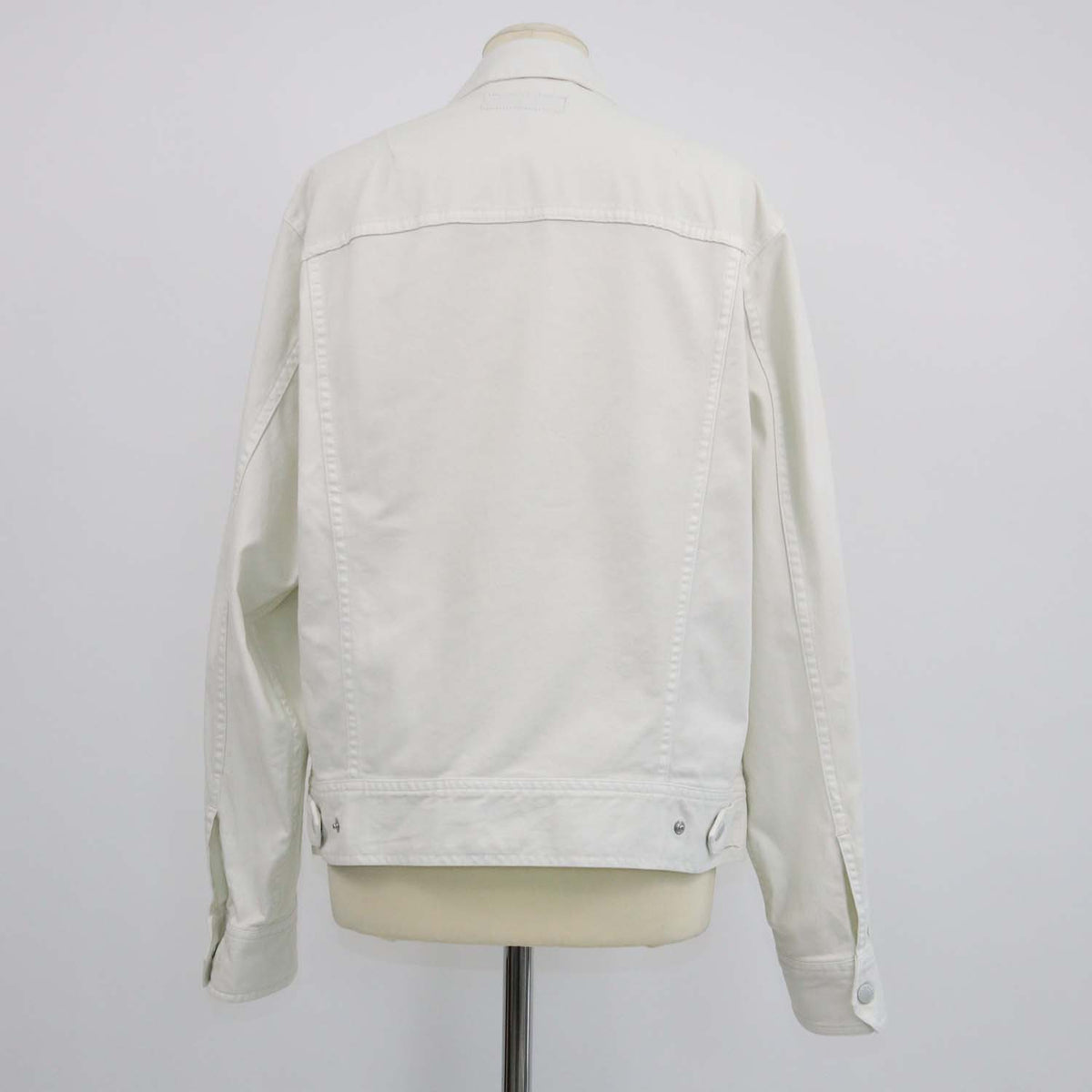Rag & Bone Off White Cotton Trucker Jacket