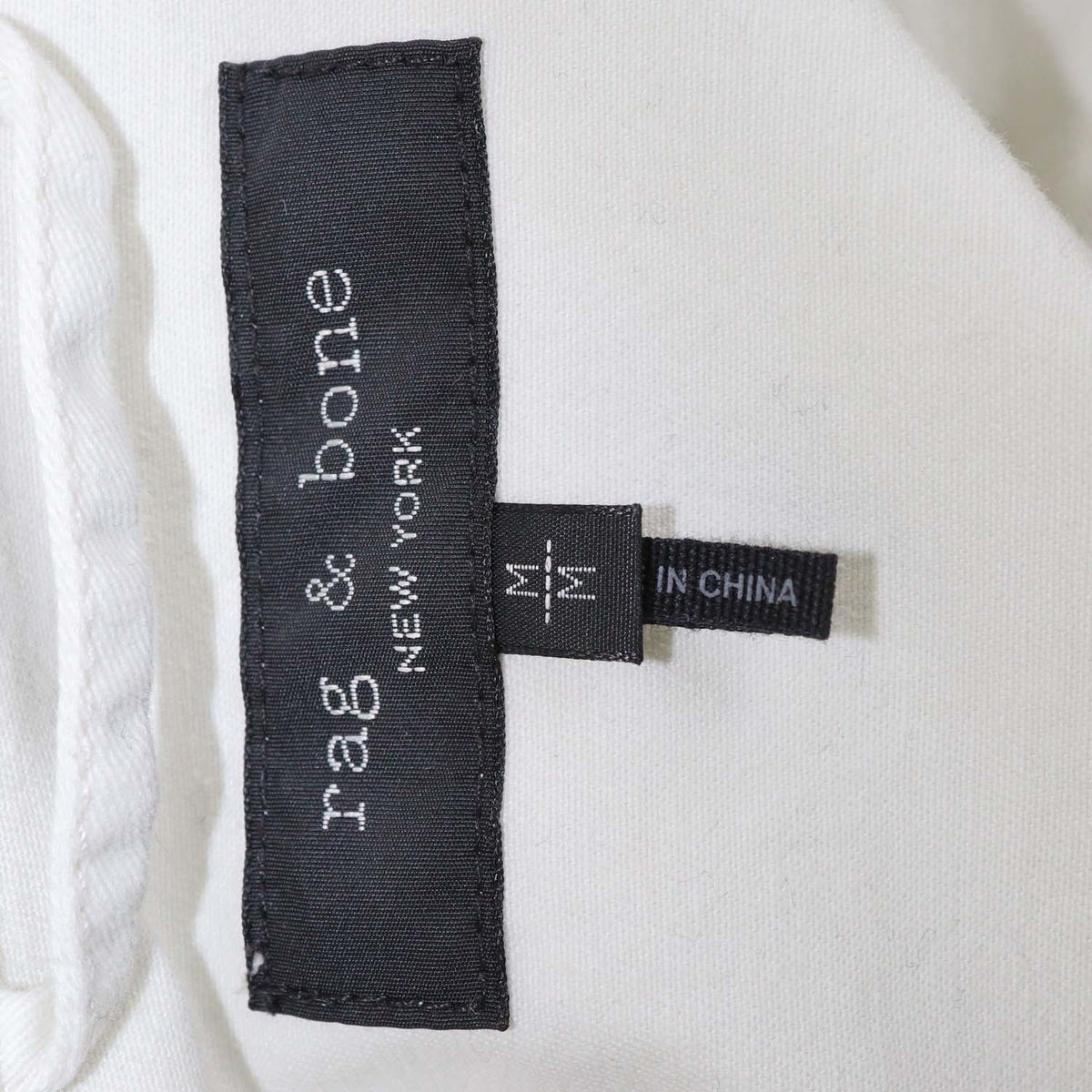 Rag & Bone Off White Cotton Trucker Jacket