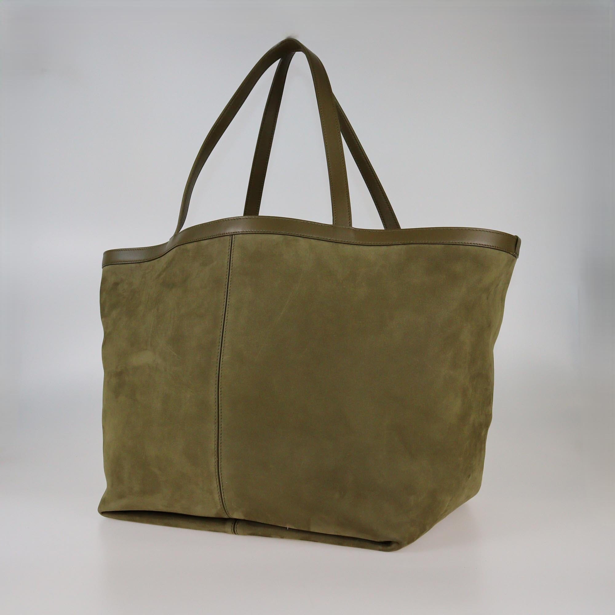 Bottega Veneta Olive Green Large Flip Flap Tote Womens Bottega Veneta 