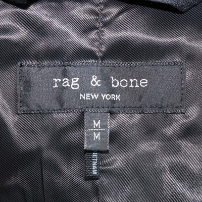 Rag & Bone Black Blend Cotton Trucker Jacket