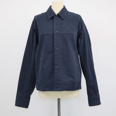 Rag & Bone Navy Blue Cotton Trucker Jacket