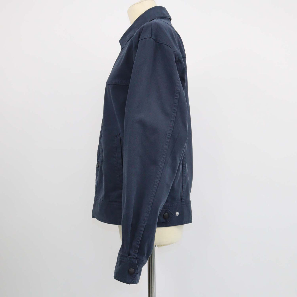 Rag & Bone Navy Blue Cotton Trucker Jacket