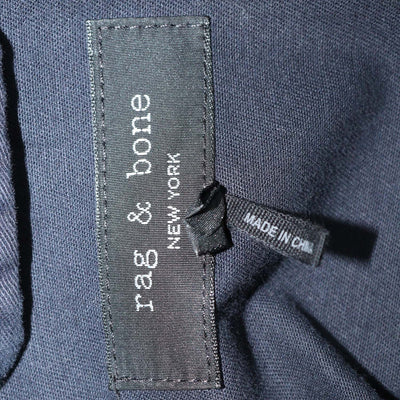 Rag & Bone Navy Blue Cotton Trucker Jacket