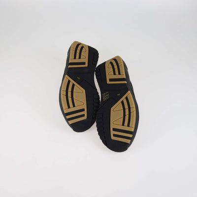 Bottega Veneta Black Leather Speedster Sneakers