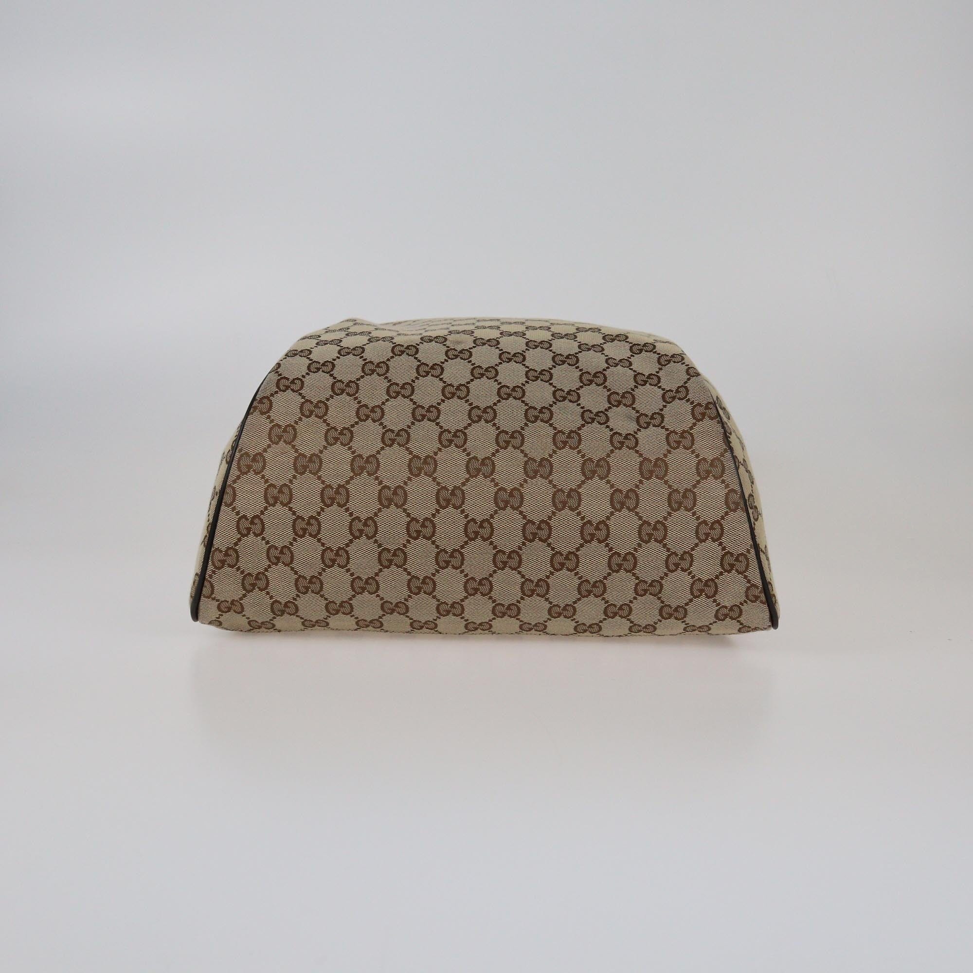 Gucci Beige/Brown GG Rucksack Backpack Womens Gucci 