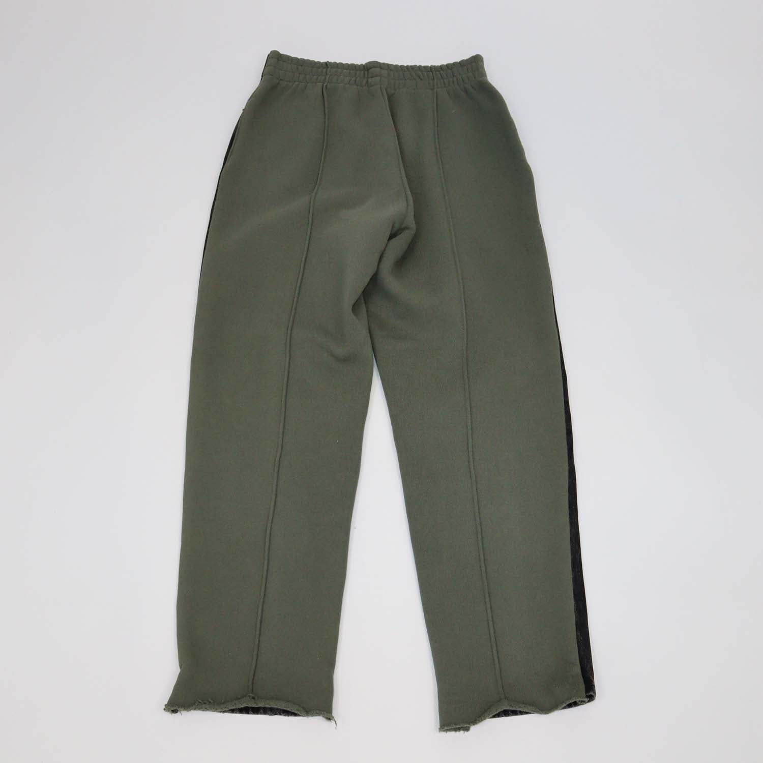 Alexander Wang Grey/Green Cotton Hybrid Sweatpants Jeans