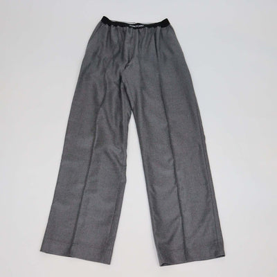 Tom Ford Grey Cashmere Logo-Waistband Track Pants
