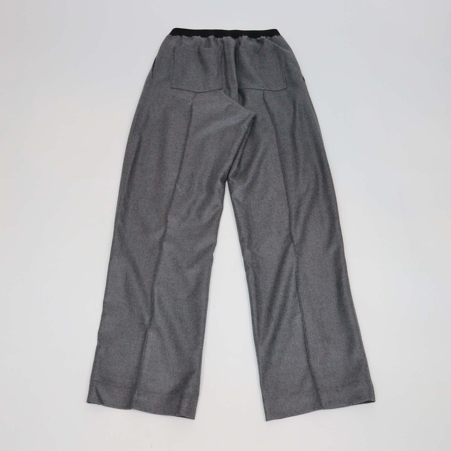 Tom Ford Grey Cashmere Logo-Waistband Track Pants
