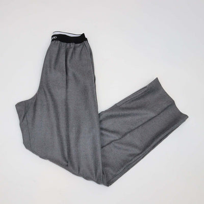 Tom Ford Grey Cashmere Logo-Waistband Track Pants