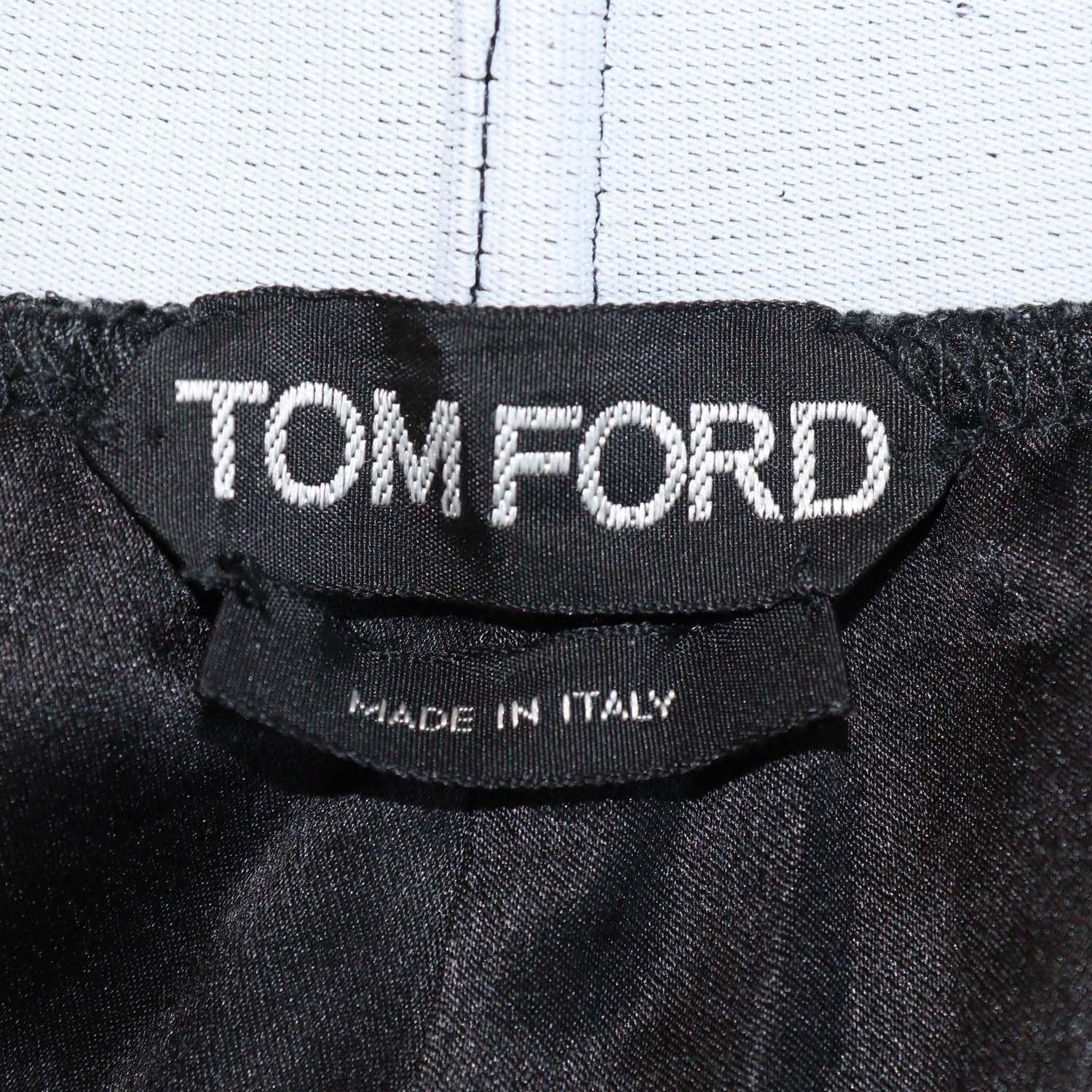 Tom Ford Grey Cashmere Logo-Waistband Track Pants