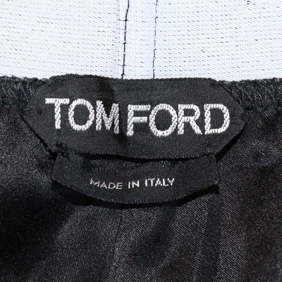 Tom Ford Grey Cashmere Logo-Waistband Track Pants