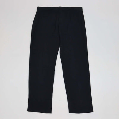 Chloe Navy Viscose Blend Straight Leg Pants