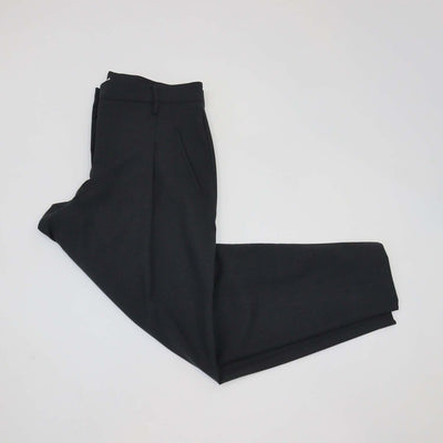 Brunello Cucinelli Grey Wool Blend Straight Leg Pants