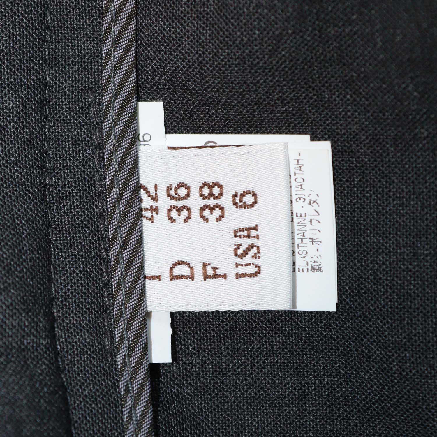 Brunello Cucinelli Grey Wool Blend Straight Leg Pants