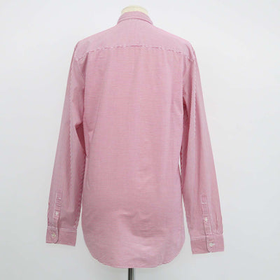 Burberry Brit Red Cotton Striped Long Sleeve Shirt