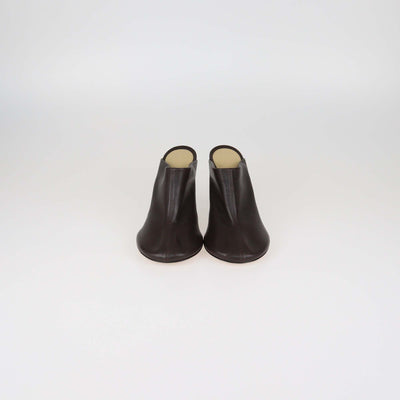 Bottega Veneta Brown Leather Dot Sock Mules