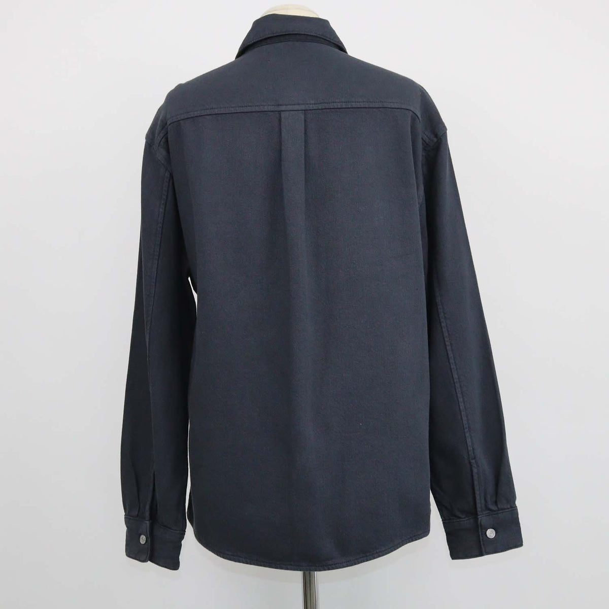 Frame Black Cotton Long Sleeve Overshirt