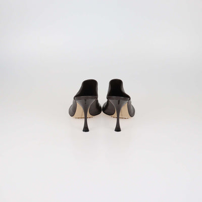 Bottega Veneta Brown Leather Dot Sock Mules
