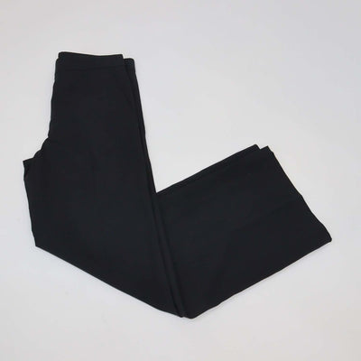 Brunello Cucinelli Black Linen Blend Wide Leg Pants