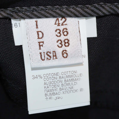 Brunello Cucinelli Black Linen Blend Wide Leg Pants