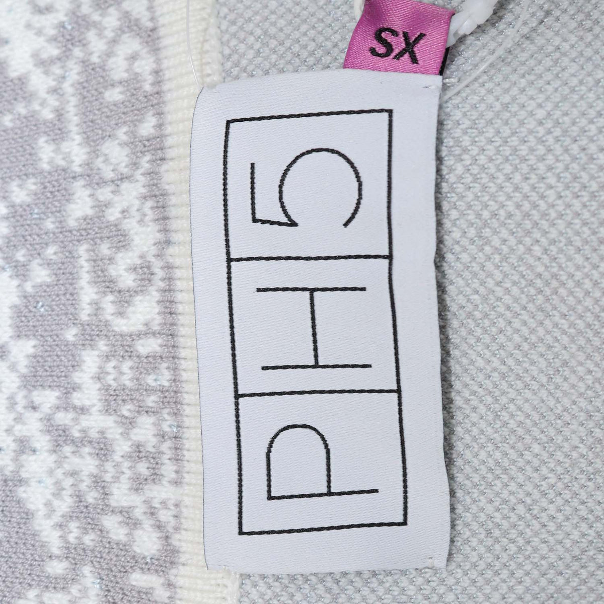PH5 Grey Blend Cotton Denim Print Oversized Jacket