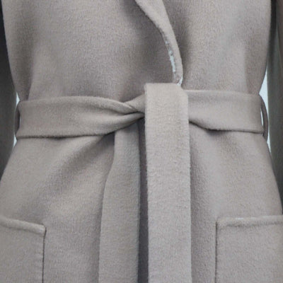 Christian Dior Nude Wool Belted Jacket