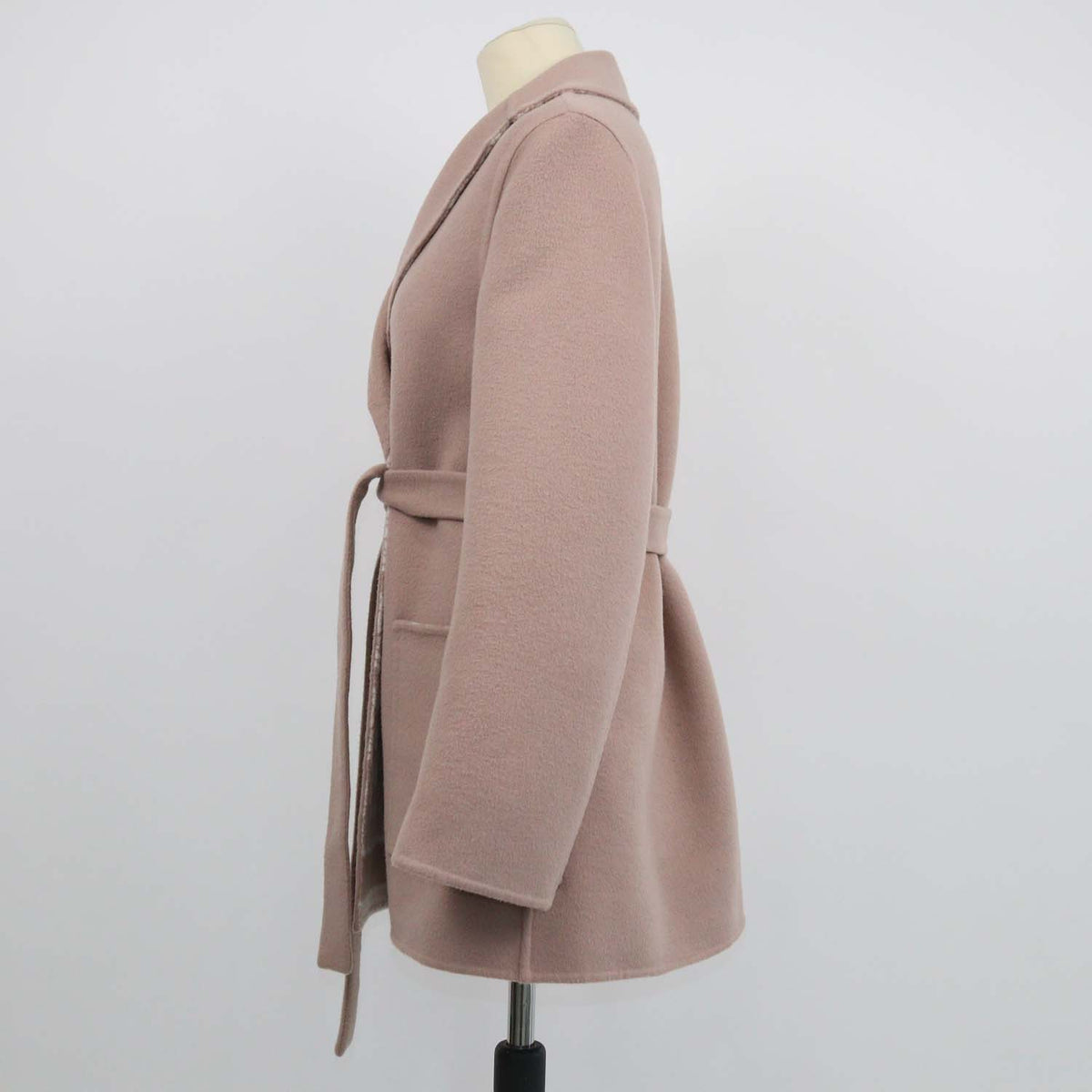 Christian Dior Nude Wool Belted Jacket