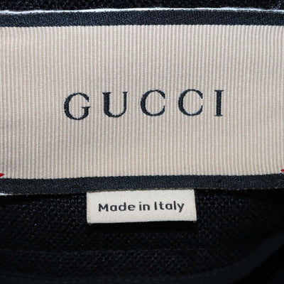 Gucci Black Canvas Hollywood Baby Belted Skirt