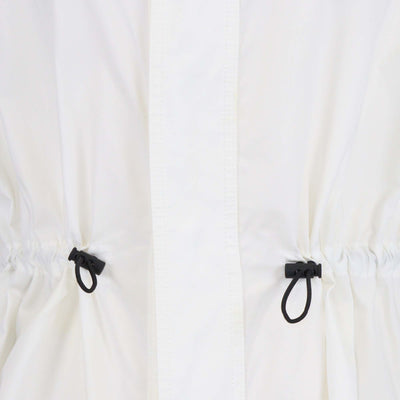 Bottega Veneta Off White Cotton Blend Sleeveless Jacket